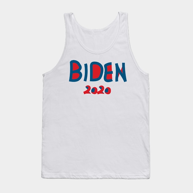 vote for biden 2020 Tank Top by Salma Ismail